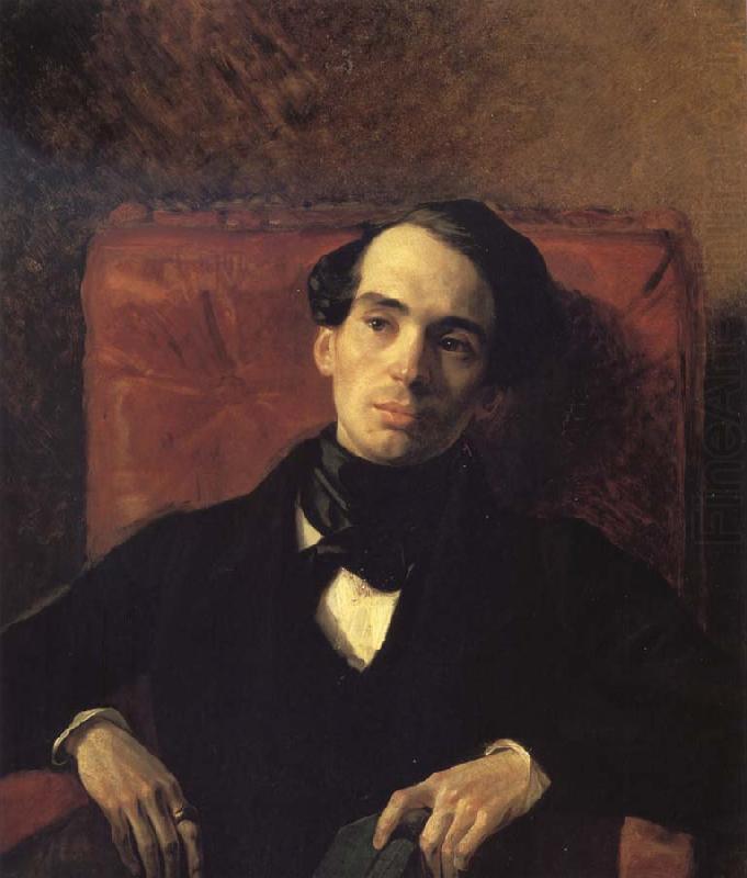 Portrait of alexander strugovshchikov, Karl Briullov